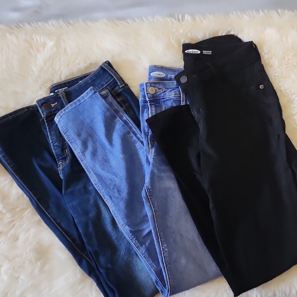 Women's Jeans Collection - Black and Blue